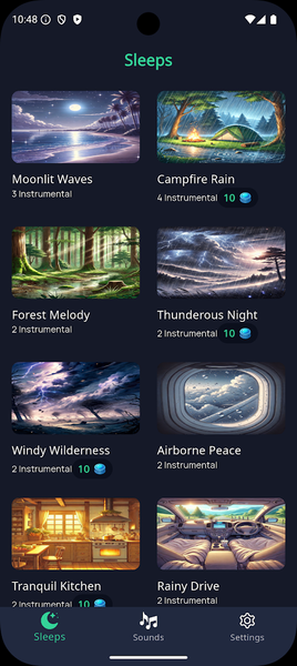 DreamWaves: Calm Your Mind - عکس برنامه موبایلی اندروید