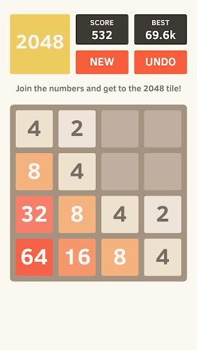 2048 - Gameplay image of android game