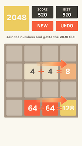 2048 - Gameplay image of android game