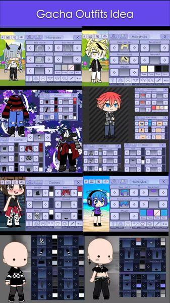 Outfit Ideas For Gacha OC - Image screenshot of android app