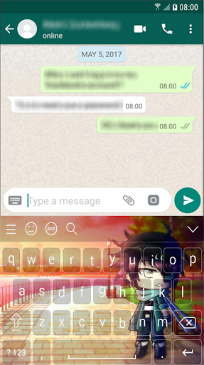 Gacha GL Theme Keyboard Cool - عکس برنامه موبایلی اندروید