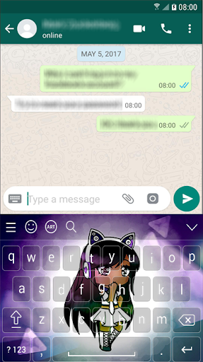 Gacha GL Theme Keyboard Cool - Image screenshot of android app