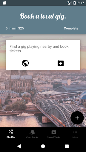 Shuffle My Life - Things To Do - Image screenshot of android app