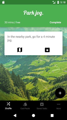 Shuffle My Life - Things To Do - Image screenshot of android app
