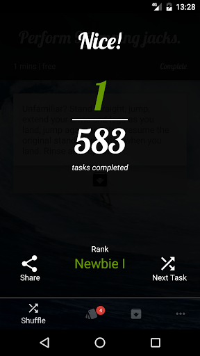 Shuffle My Life - Things To Do - Image screenshot of android app