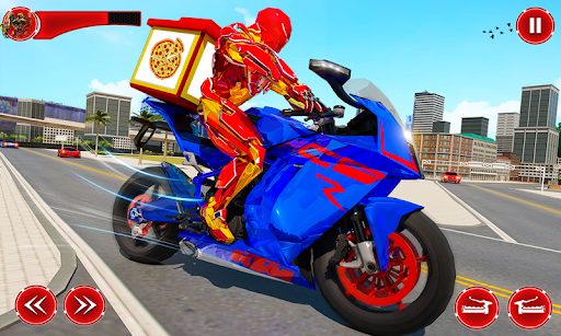 Superhero Bike Delivery Taxi - Image screenshot of android app