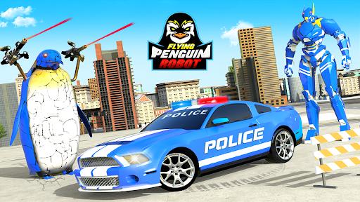 Police Penguin Robot Car Games - عکس بازی موبایلی اندروید