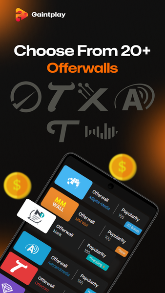Gaintplay Earn Money & Rewards - عکس برنامه موبایلی اندروید