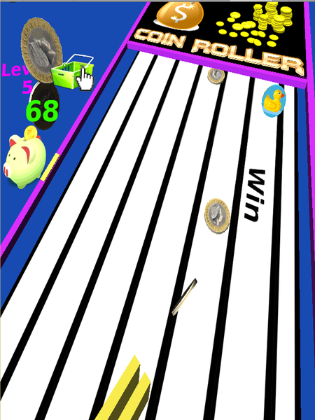 Coin Roller 3d - Gameplay image of android game