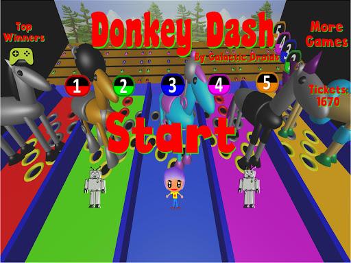 Donkey Dash Derby - Gameplay image of android game