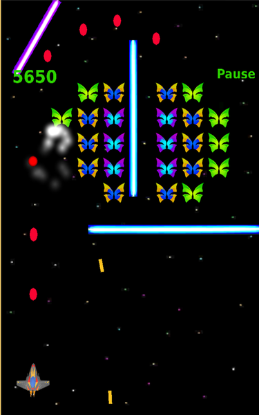 Rebound Invaders From Space - Gameplay image of android game