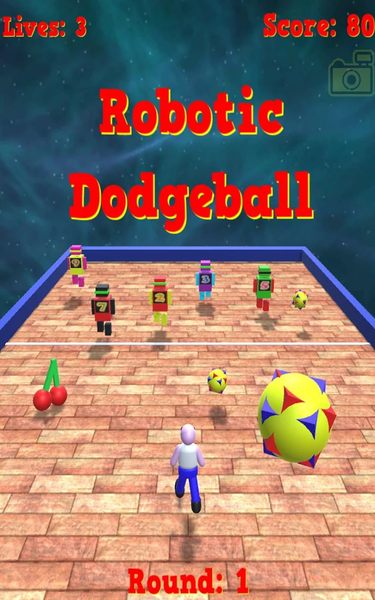 Robotic Dodgeball - Gameplay image of android game