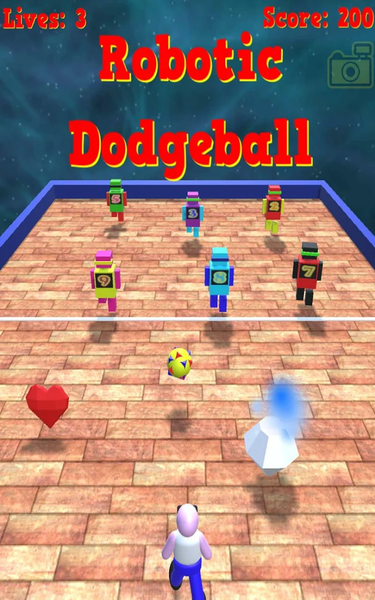 Robotic Dodgeball - Gameplay image of android game