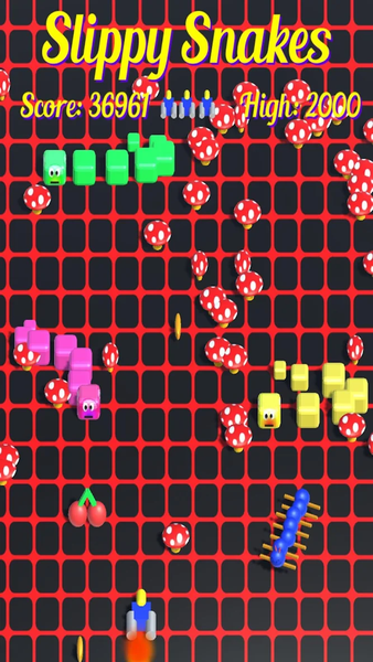Slippy Snakes & centipedes - عکس بازی موبایلی اندروید