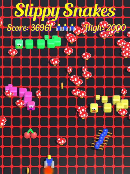 Slippy Snakes & centipedes - عکس بازی موبایلی اندروید