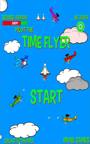 Pilot the Time Flyer - Image screenshot of android app