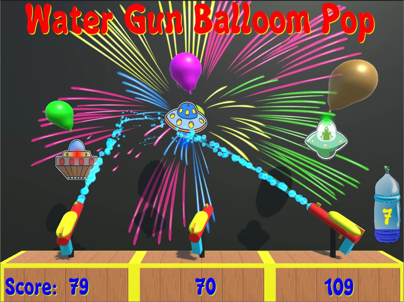 Water Gun Balloon Pop - عکس بازی موبایلی اندروید