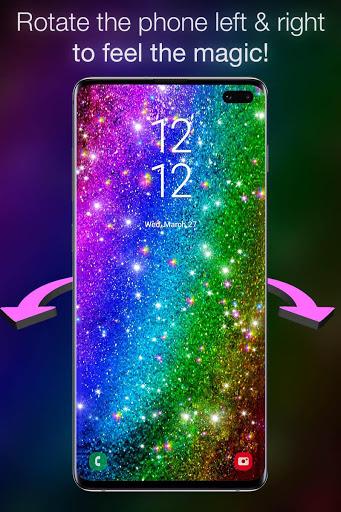 Glitter Live Wallpaper - Image screenshot of android app