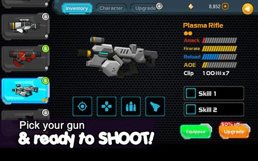 Galaxy Gunner: The Last Man Standing 3D Game - Gameplay image of android game