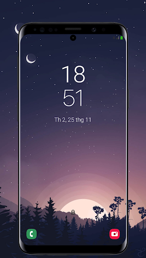 Lock Screen Galaxy S10 Note 10 S9 Note9 Edge - Image screenshot of android app