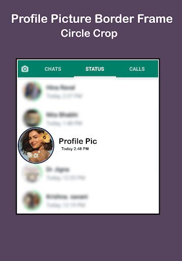 Profile Picture Border Frame - Image screenshot of android app