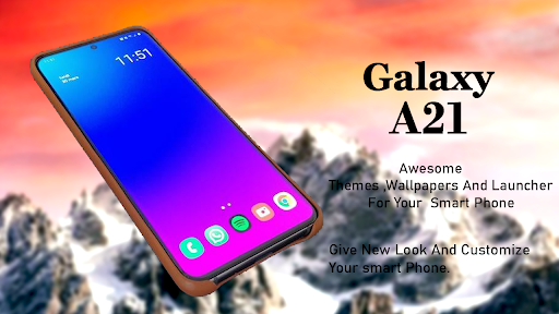 Samsung A21 launcher & Themes - Image screenshot of android app