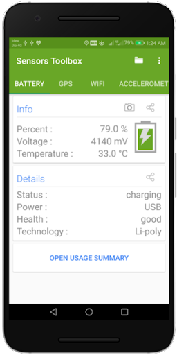 Sensor Toolbox - Image screenshot of android app
