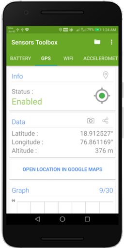 Sensor Toolbox - Image screenshot of android app