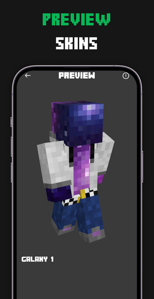 Galaxy Skin Mods for Minecraft - عکس برنامه موبایلی اندروید