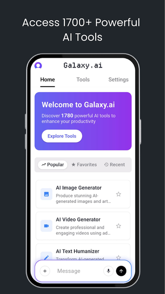 Galaxy.ai - عکس برنامه موبایلی اندروید