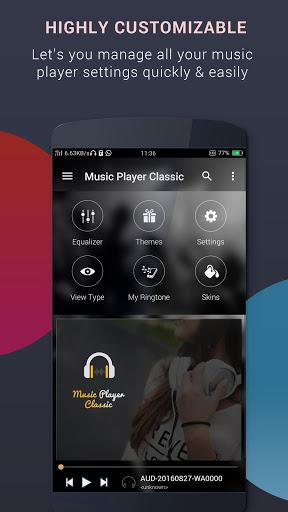 Music Player - عکس برنامه موبایلی اندروید