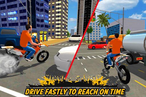 Bike parking 2019: Motorcycle Driving School - Gameplay image of android game