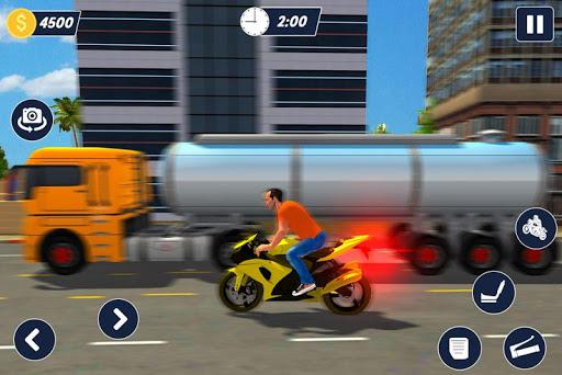 Bike parking 2019: Motorcycle Driving School - Gameplay image of android game
