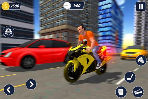 Bike parking 2019: Motorcycle Driving School - Gameplay image of android game