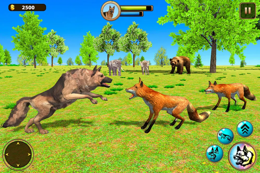 Dog Family Simulator Game - عکس بازی موبایلی اندروید