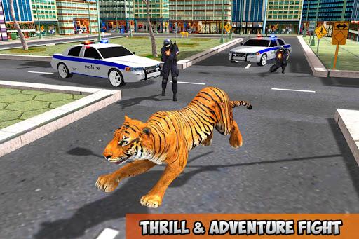 Wild Tiger City Rampage 2019 - Gameplay image of android game