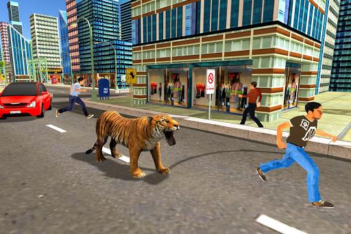Wild Tiger City Rampage 2019 - Gameplay image of android game