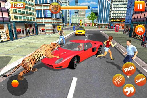 Wild Tiger City Rampage 2019 - Gameplay image of android game