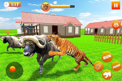 Wild Tiger City Rampage 2019 - Gameplay image of android game