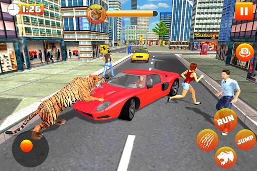Wild Tiger City Rampage 2019 - Gameplay image of android game