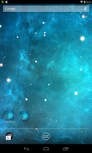 Galaxy Taurus Nebula LWP - Image screenshot of android app