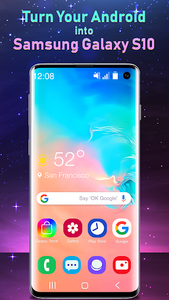 Super S22 Launcher - Image screenshot of android app
