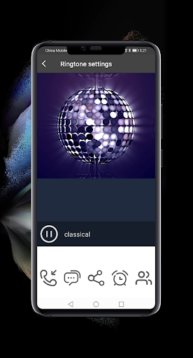 Samsung Galaxy S21 ringtones - Image screenshot of android app