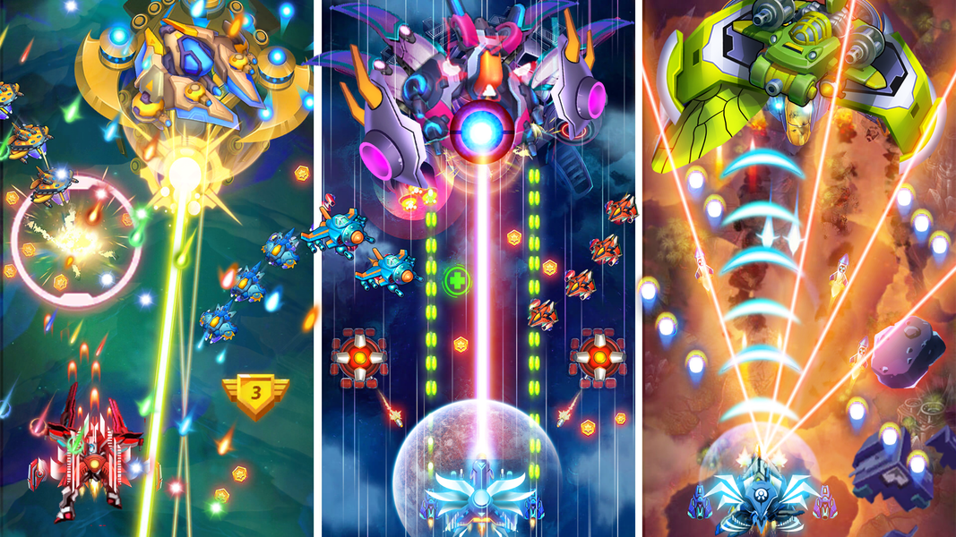 Galaxy Strike: Space Shooter - Gameplay image of android game