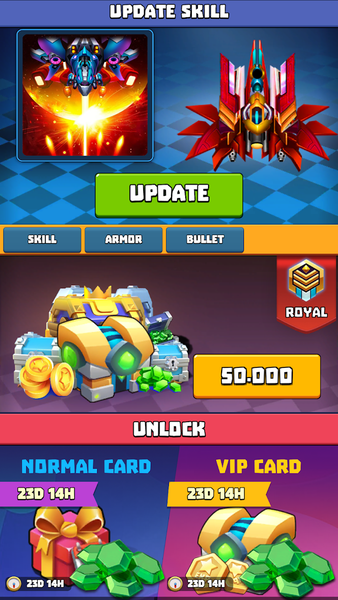 Galaxy Strike: Space Shooter - Gameplay image of android game