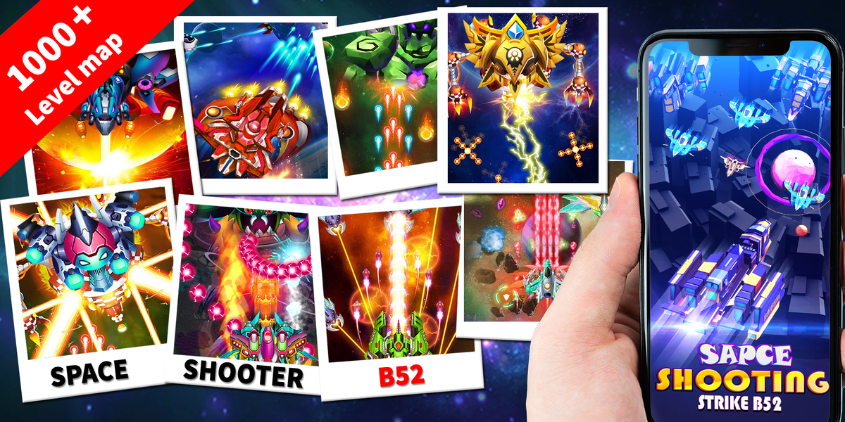 Galaxy Strike: Space Shooter - Gameplay image of android game