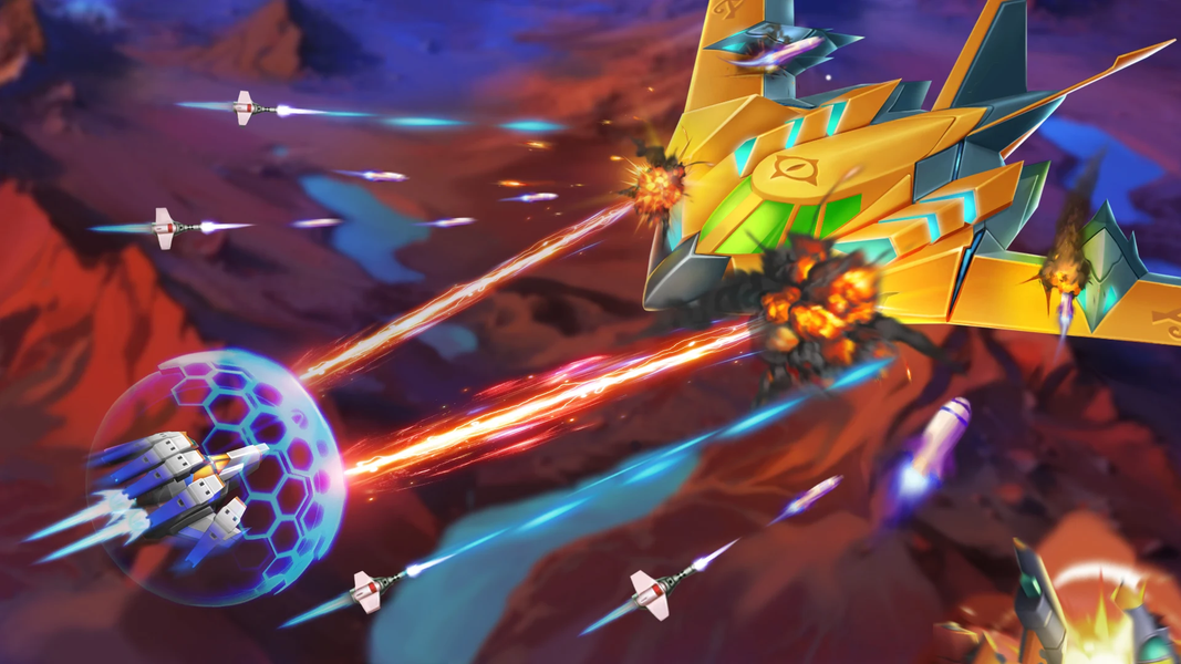 Space Clash: Galaxy Attack - Gameplay image of android game