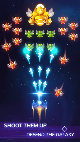 Galaxy Shooter - Arcade Sky Fo - Gameplay image of android game