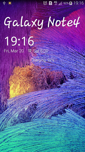 Note4 Tiles Locker - عکس برنامه موبایلی اندروید