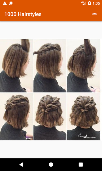 Hairstyles Step by Step - عکس برنامه موبایلی اندروید